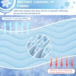 Cooling Mat for Large Dogs, 40"x28" Breathable Self Cooling Crate Mat | Portable Washable Pet Cooling Pad for Kennel, Sofa, Bed, Floor, Car Travel Indoor Outdoor Summer Use - Image 3