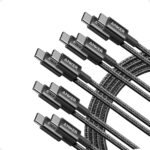 Anker USB C to USB C Cable, 60W Fast Charging Cable (5-Pack, 6 ft, Black) | For iPhone 17 Series, iPad mini 6, and More - Image 2