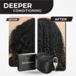 Hair Steamer for Natural Hair Home Use w/10-level Heats Up Quickly, Heat Cap for Deep Conditioning - Thermal Heat Cap for Black Hair, Great for Deep Conditioner (Black) - Image 3