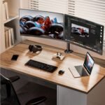 ErGear Dual Monitor Stand, Heavy Duty Adjustable Monitor Desk Mount for 2 Screens up to 32 Inches, Fully Adjustable Height, Tilt, Swivel, Rotate, Supports 17.6 lbs per Monitor Arm, Easy Installation - Image 3