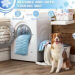 Cooling Mat for Large Dogs, 40"x28" Breathable Self Cooling Crate Mat | Portable Washable Pet Cooling Pad for Kennel, Sofa, Bed, Floor, Car Travel Indoor Outdoor Summer Use - Image 6