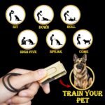 Brass and Steel Pet Training Clicker Puppy Dog Training Cricket Clicker U.S. Engraved WII Military Gear Metal Clicker - Image 5