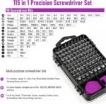 115 in 1 Precision Screwdriver Set with Torx Triwing Bits | Magnetic Mini Screwdriver Kit for iPhone, MacBook, Computer, Laptop, PC, RC, PS4, Xbox, Eyeglasses, Watch - Image 3