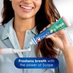 Crest + Scope Whitening Toothpaste - Pack of 3, 5.4 Oz Tubes - Anticavity Fluoride Toothpaste, Fresh Breath, Kills Germs - Tartar Protection, Enamel Protection - Minty Fresh Flavor - Image 4