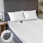 Sunbeam Heated Mattress Pad Quilted 12 Heat Deep Pocket Twin 75x39 - Image 2