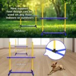 Adjustable Dog Agility Hurdles with Carry Bag, 2 Sets - Image 3