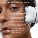 NUFACE Trinity+ Skin Tightening & Face Lift Device - Microcurrent Facial Sculpting Tool to Contour Cheeks, Jawline & Neck, 3 Frequencies, Supports Lymphatic Drainage + Activator Gel, White - Image 3
