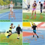 Agility Hurdles Training Equipment - Speed Hurdles and Soccer Cones with Carrying Bag for Soccer, Football, and Track Drills, Ideal for Athletes Speed and Agility Training - Image 7