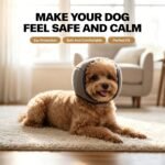 Dog Ear Muffs, No Flap Ear Wraps for Dogs Hematoma - Waterproof Elastic Ear Cover with Calming Hoodie - Image 6