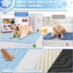 Cooling Mat for Large Dogs, 40"x28" Breathable Self Cooling Crate Mat | Portable Washable Pet Cooling Pad for Kennel, Sofa, Bed, Floor, Car Travel Indoor Outdoor Summer Use - Image 8