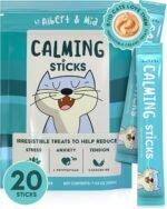 ALBERT & MIA Lickable Cat Calming Treats, Stress & Anxiety Relief, 20 Pack | Vet recommended sleep aid for indoor kittens and adult felines, soothes grooming, car rides, vet visits and plane trips - Image 2