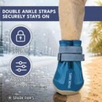 Spark Paws 365 Dog Shoes - All-Season Boots for Winter Snow & Hot Pavement | Water-resistant, anti-slip, stay-on straps - rain, ice & summer booties in one. Reflective; small, medium & large dogs - Image 6