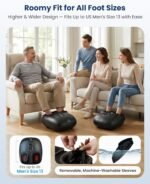 COMFIER 2026 Shiatsu Foot Massager with Fast Heat, Kneading Rolling Compression, Extra Vibration, FSA Eligible HSA Store, Plantar Fasciitis,Neuropathy Pain, Bigger Size 13IN, Gift for Men,Women - Image 7