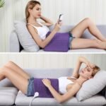 Electric Heating pad with 6 Heat Settings, Auto Shut Off, Dry Electric Heating for Back Neck Knee Arms Legs Shoulder Heat Pads for Christmas Birthday Father's Day Mother's Day (24"X12", Dark Purple) - Image 7