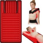 Red Light Therapy Mat for Body, 33"×17" Infrared Mat Wearable | 380 LEDs, Infrared Light Therapy for Back Shoulder Pain Relief, Portable for Home Office Travel, Gift for Men Women - Image 2