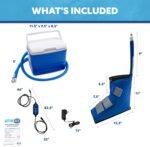 Polar Active Ice 3.0 Cold Therapy Ice Machine System with Programmable Timer, Foot and Ankle Therapy Pad, Lightweight 9 Quart Cooler, Quiet Pump, Strong Cryotherapy Pain Relief Treatment - Image 3