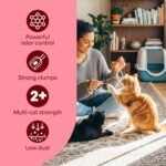 Fresh Step Odor Shield Multi Cat Clumping Cat Litter, 14 lb. | Febreze Freshness, Odor Shield with Ammonia Block Technology, Low Dust, Compatible with Most Automatic Litter Boxes - Image 8