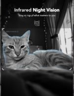GNCC 2K Indoor Camera for Home Security with Phone App 5G/2.4G WiFi Pet Cam | Mini Pet Cam w/Human/Motion/Sound Detection, Compatible with Alexa, Cloud Storage Optional, Fixed View, Plug-in, 2 Pack - Image 6