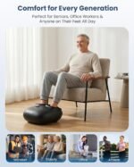 COMFIER 2026 Shiatsu Foot Massager with Fast Heat, Kneading Rolling Compression, Extra Vibration, FSA Eligible HSA Store, Plantar Fasciitis,Neuropathy Pain, Bigger Size 13IN, Gift for Men,Women - Image 8