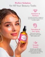 24 Karat Gold Rose Water Toner by Leven Rose Natural Moroccan 24K Rosewater Toner 4 oz - Image 4