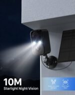 Security Cameras Wireless Outdoor: Cameras for Home Security WiFi Camera with Solar Panel Battery Powered Surveillance System Kit Motion Sensor Alarm Floodlight Night Vision IP66 Waterproof - Image 6