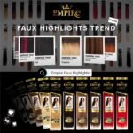 Sensationnel Empire Yaki Human Hair,1 Pack 16 inch, 1B OFFBLACK | Tangle-Free, Quick Weave & Sew-In Styles, Faux Highlights, Faux Middle Part Leave Out - Image 5