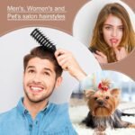 Patelai 3 Pcs Vent Hair Brush for Women Speed Blow Drying Pain-free Detangling Brush, Anti Static Easy Styling Bristles for Wet Thick Short Long Curly Straight Wavy Hair Drying Quickly (Black) - Image 5
