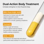Dr.Melaxin Peel Shot Kojic Acid Turmeric Body Exfoliator Spray 6.76 fl.oz - AHA PHA Niacinamide Body Scrub for KP Bumps, Dark Spots, Uneven Skin Tone, Dead Skin, Korean Skin Care - Image 5