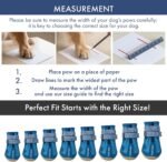 Spark Paws 365 Dog Shoes - All-Season Boots for Winter Snow & Hot Pavement | Water-resistant, anti-slip, stay-on straps - rain, ice & summer booties in one. Reflective; small, medium & large dogs - Image 4