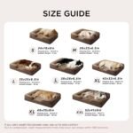 Bedsure Orthopedic Dog Beds Large Sized Dog with Removable Washable Cover | 35" Classic Big Dog Couch Sofa Waterproof, Comfy Bolster Sides, Nonslip Bottom, Cozy Pet Bed for Cats, Senior Dogs, Brown - Image 8