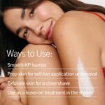 First Aid Beauty KP Bump Eraser Body Scrub with 10% AHA - Dermatologist-Tested Keratosis Pilaris Exfoliator - Support for Rough Bumps, Uneven Skin Texture & Strawberry Skin - Sensitive Skin - Image 8