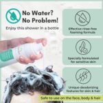 Nurture Rinse Free Body Wash Shampoo Aloe Cleansing Foam - 8.5 oz, 3 Pack | Gentle liquid soap solution offers essential hygiene, suited for sensitive skin while camping, travel or elderly adult care - Image 4