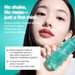 Anua PDRN Collagen Glow Facial Serum Spray, 3.38 fl oz | Hydrating Face Mist, Hyaluronic Acid, dewy glass finish, All Skin Types, Instant Plumping, Firming Care, Korean Skincare - Image 7