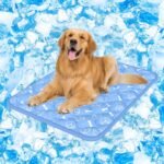 Dog Cooling Mat 2.0, Ocean Blue,44" x 32" Thick & Durable Cooling Mat for Extra Large Dogs, Long-Lasting Cool with Waterproof & Color-Changing Arc-Chill Tech (Q-Max>0.5) Washable& Non-Toxic - Image 2