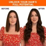 Full Shine Sew In Hair Extensions Real Human Hair 22 Inch Weft Extensions Real Remy Hair Color 2 Dark Brown Double Weft Full Head Straight Hair Weaves 105 Grams Hair Weft Bundles Straight Hair - Image 6