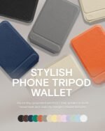 MOFT Phone Stand Wallet, NFC-Supported Tap-and-Go Card Holder, MOVAS Leather, Slim Magnetic Tripod for iPhone 17/16/15/14/13/12, Travel Essential Wallet Cell Phone Stand for 2 Cards, Taupe - Image 8