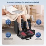 COMFIER 2 in 1 FSA Foot Massager Machine, HSA Shiatsu Foot and Calf Massager with Heat,Kneading,Vibration,Compression Massagers for Feet Health,Ankle & Leg Tired, Plantar Fasclitis,Gift for Men Women - Image 4