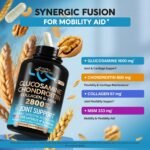 Glucosamine Chondroitin MSM Collagen - Joint Supplements 2800 mg - 120 Caps - Image 5