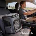 Lekereise Cat Backpack Expandable Pet Carrier Backpack for Small Cats and Dogs, Foldable Dog Carrier Backpack with Inner Safety Leash, Grey - Image 7