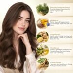 Dark Brown Hair Dye Shampoo 5 in 1,Herbal Ingredients Natural Hair Color Shampoo for Gray Hair, Long Lasting Semi-Permanent Hair Coverage for Women & Men, Mild Formula, Lasts 30 Days, 500ML - Image 5