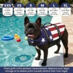 Doglay Dog Life Jacket, Dog Life Vest for Swimming Boating, Adjustable Puppy Life Jacket with Reflective Stripes, Superior Buoyancy Pet Swimming Vest for Small Medium and Large Dogs - Image 3