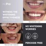 InoPro Natural Teeth Whitening Strips Kit 21 Treatments - Sensitive Teeth Whitener, Peroxide Free with Papain, Bromelain, Coconut Oil, White Strips for Teeth Whitening (42 Strips) - Image 3