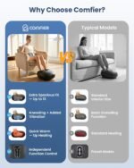 COMFIER 2026 Shiatsu Foot Massager with Fast Heat, Kneading Rolling Compression, Extra Vibration, FSA Eligible HSA Store, Plantar Fasciitis,Neuropathy Pain, Bigger Size 13IN, Gift for Men,Women - Image 3