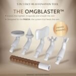 The OMG Blaster 5-in-1 Face Lifting Tool by Ashley Black. Patented Technology for Fine Lines, Wrinkles, Skin Tightening, Face Contouring, Lymphatic Darinage and Temporary Blood Flow - Image 3