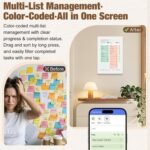 Digital Calendar 10.1" Touchscreen, Smart Electronic Wall Organizer, Chore List, Meal & Family Task Manager, Third-Party Calendar Sync, Picture Frame - Perfect Gifts for Mom & Women - Image 4