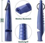 ACME Alpha 211.5 Professional Dog Training Whistle with Enhanced Ergonomic Grip. BPA-Free Plastic. 110 dBA. Long Range. Standardized Frequency. Weatherproof. Made in the UK (Baltic Blue) - Image 3