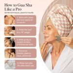 Kitsch Stainless Steel Guasha Tool for Face - Silver | Stainless Steel Gua Sha Facial Tools | Face Sculpting Tool and Double Chin Reducer, Neck & Lymphatic Drainage Massager - Image 9
