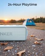 Anker soundcore 2 Portable Bluetooth Speaker, Stereo Sound, IPX7 | BassUp, 24H Playtime, Bluetooth 5, Wireless Speaker for Home, Outdoors, Travel-Baby Blue - Image 6