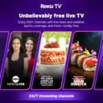 Aurzen Roku TV D1R air USB-C Powered Smart Portable Outdoor Projector White | Roku TV Built-in, WiFi & Bluetooth, Power Bank Supported, Native 1080P, DoIby Audio, Mini Projector for Home & Outdoor Movies - Image 4