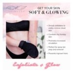 Original Premium Exfoliating Mitt for Body 2pc, Body Scrubber Shower & Bath | Traditional Body Scrub Glove, Kessa Korean Washcloth for Self-Tan Removal & Keratosis Pilaris, Body Exfoliator - 100% Vegan - Image 6